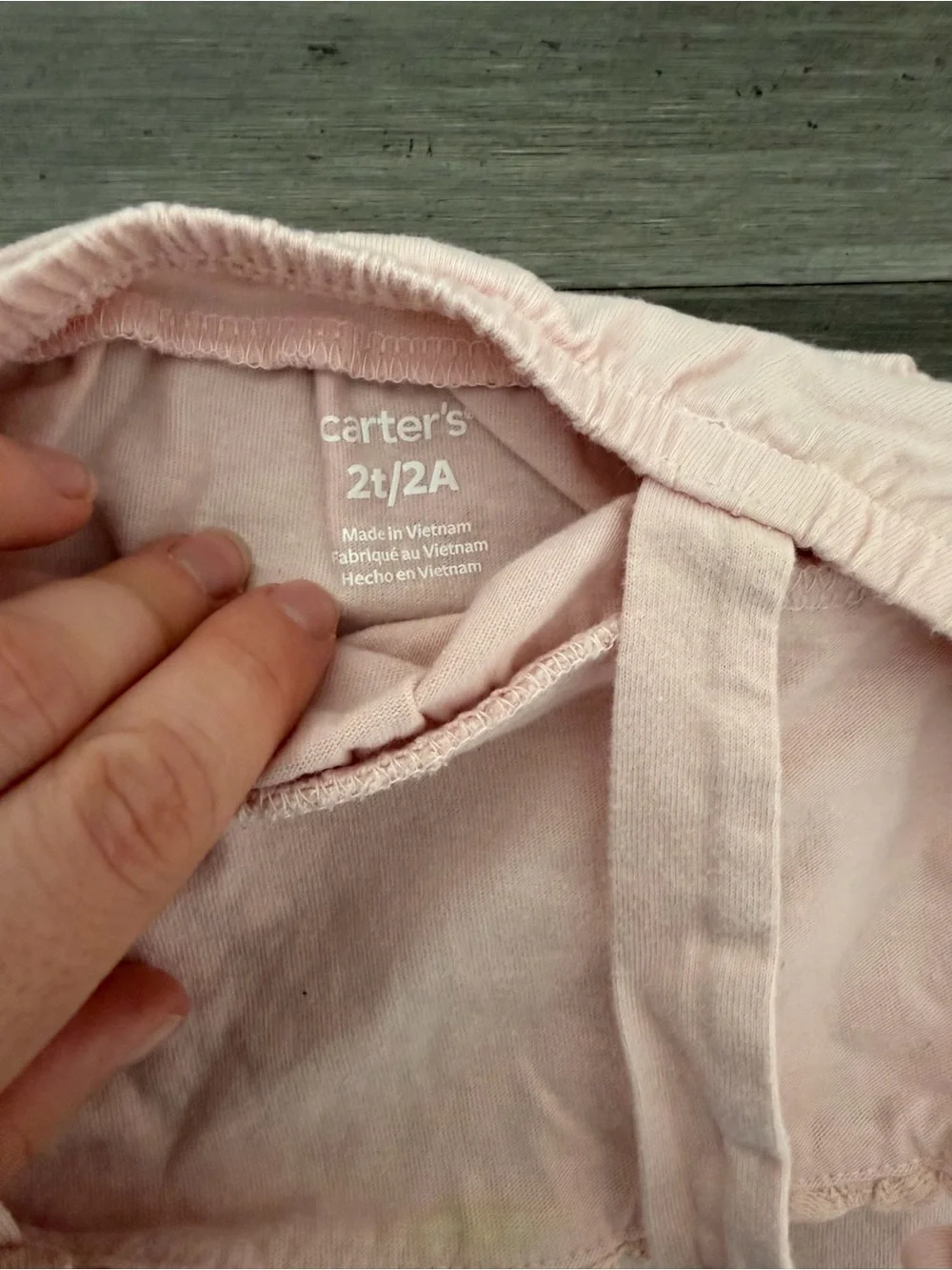 Carter's Light Pink Floral Crochet Tank Top